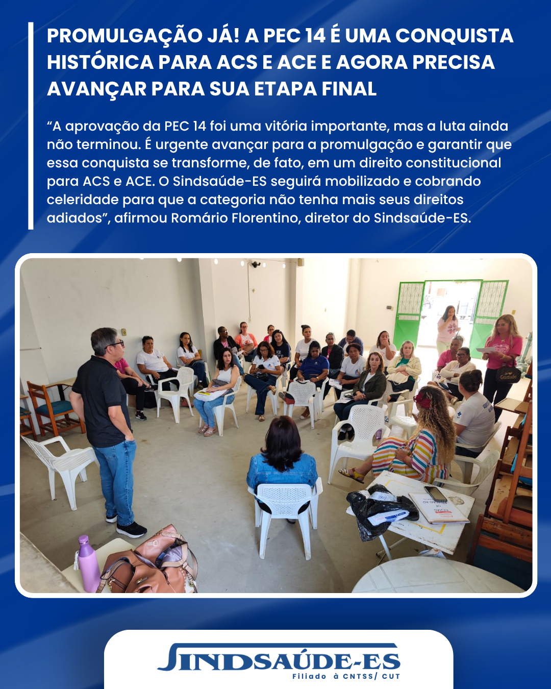 📍 João Neiva: informação, organização e luta pela valorização dos ACS e ACE