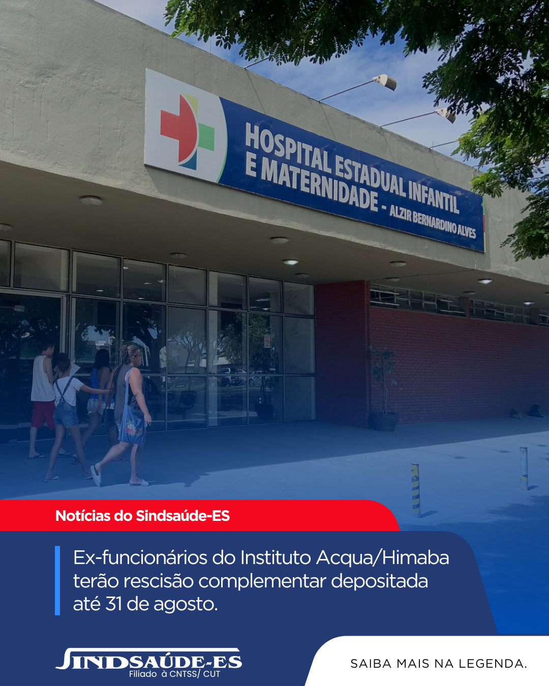 📝 Ex-funcionários do Instituto Acqua/Himaba terão rescisão complementar depositada até 31 de agosto.