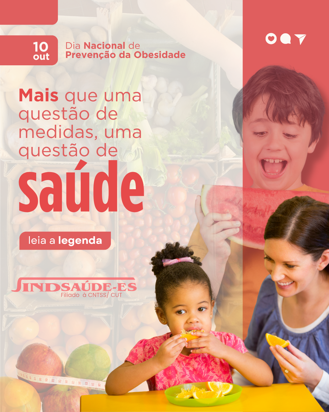 Dia Nacional de Prevenção da Obesidade: informação, prevenção e acesso à saúde são fundamentais