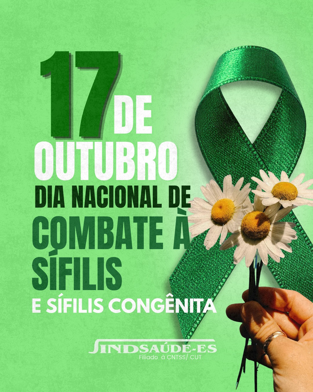 💚 Sífilis tem cura! A informação pode evitar complicações e salvar vidas.